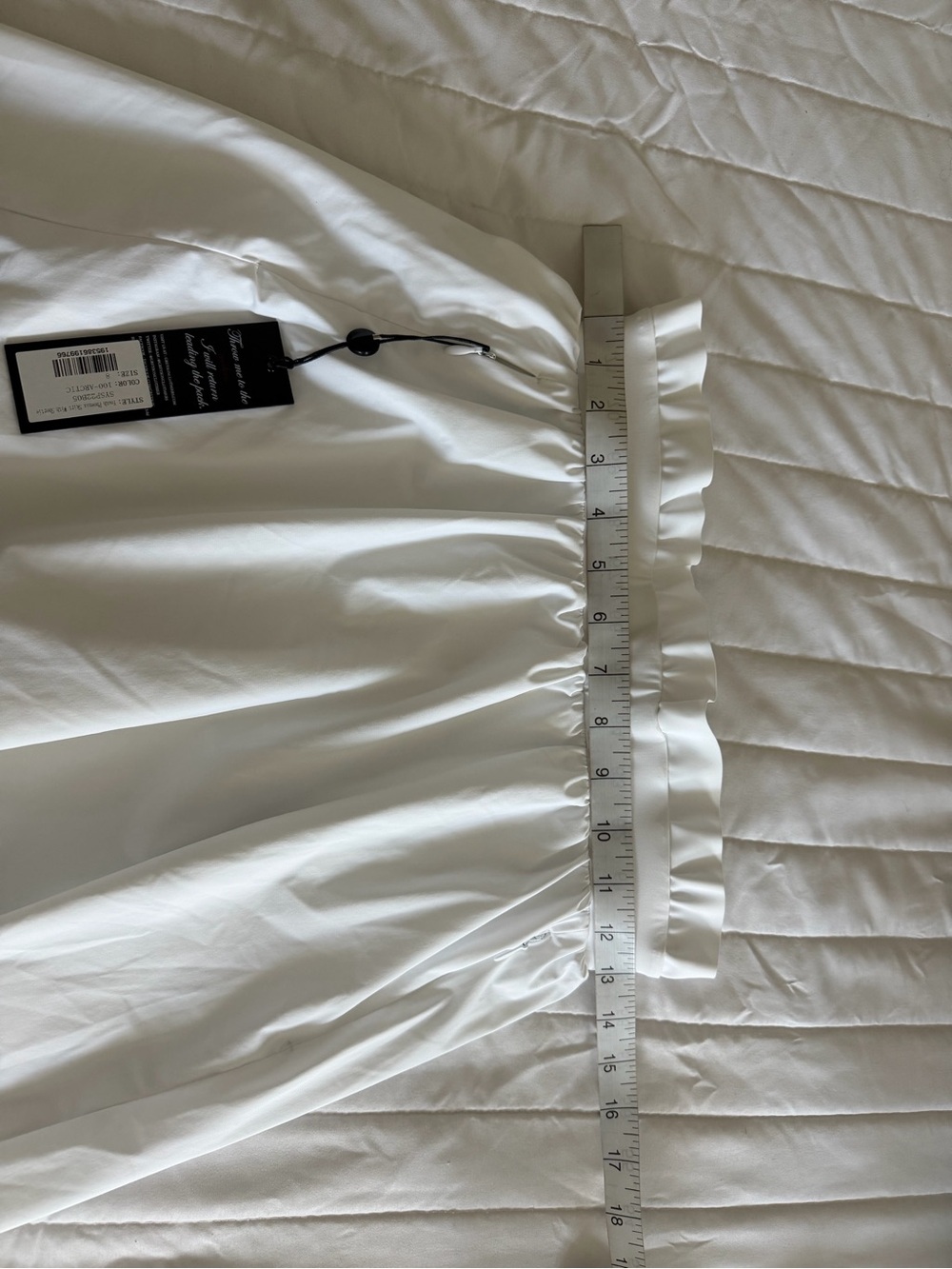 Greyson White Elastic-Waist Circle Mini Skirt - Picture 4 of 5